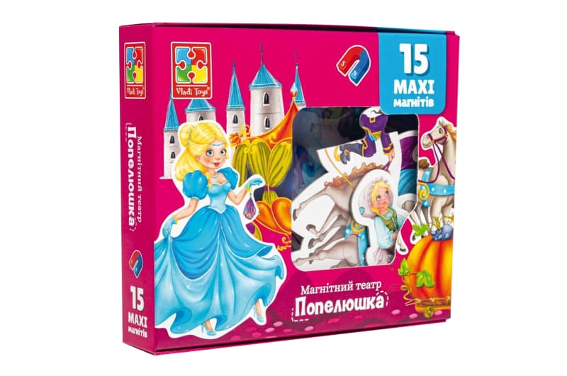 Настільна гра «Магнітний театр. Попелюшка» Vladi Toys VT3206-53