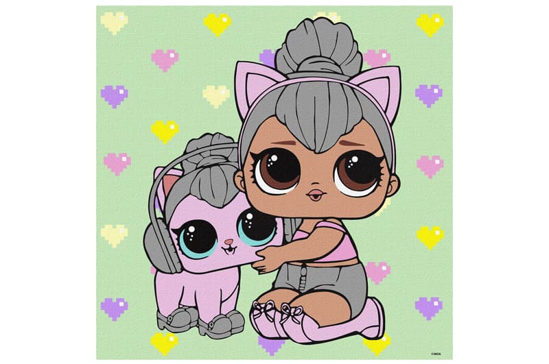 Набір для розпису по номерах 40x40 см KHO6290 "L.O.L. TroopSurprise Kitty Queen With Kitty Kitty" Ideyka