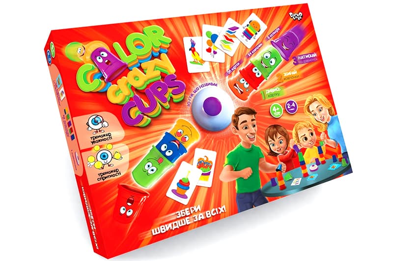 Настільна гра CCC-01-01U "Color Crazy Cups" DANKO