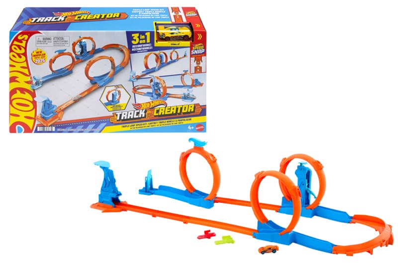 Трек JDW39 "Потрійна петля" серії "Track Creator" HOT WHEELS KID