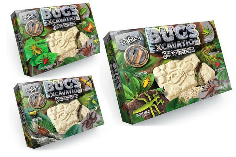Набір для розкопок BEX-01-05U,06U "BUGS EXCAVATION" жуки DANKO