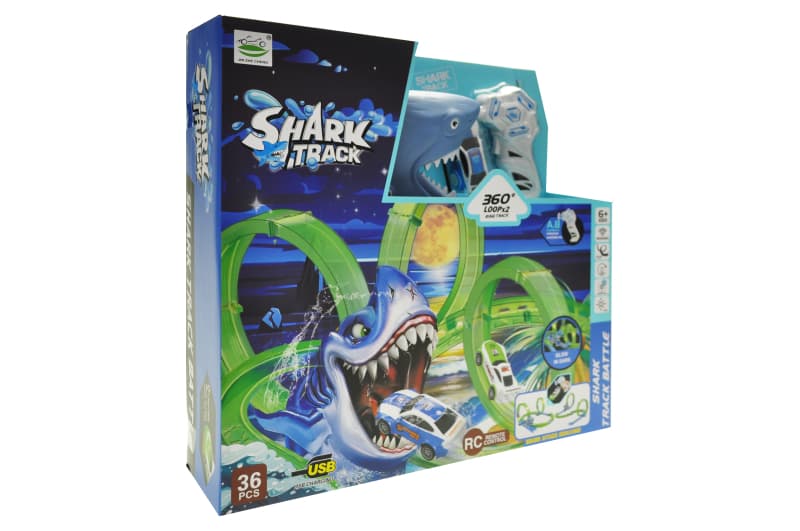 Іграшковий трек із запуском YG TOYS Shark Track на акумуляторі