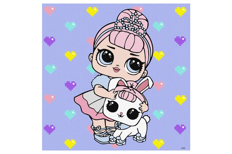 Набір для розпису по номерах Ideyka «L.O.L. TroopSurprise Crystal Queen With Crystal Bunny», 40×40 см