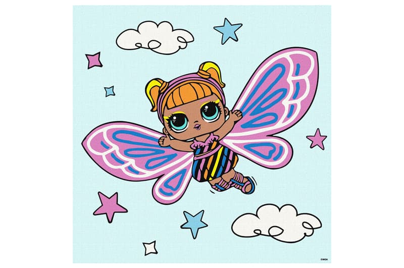 Набір для розпису за номерами «L.O.L. Fairies Flutterstar» 40×40 см Ideyka