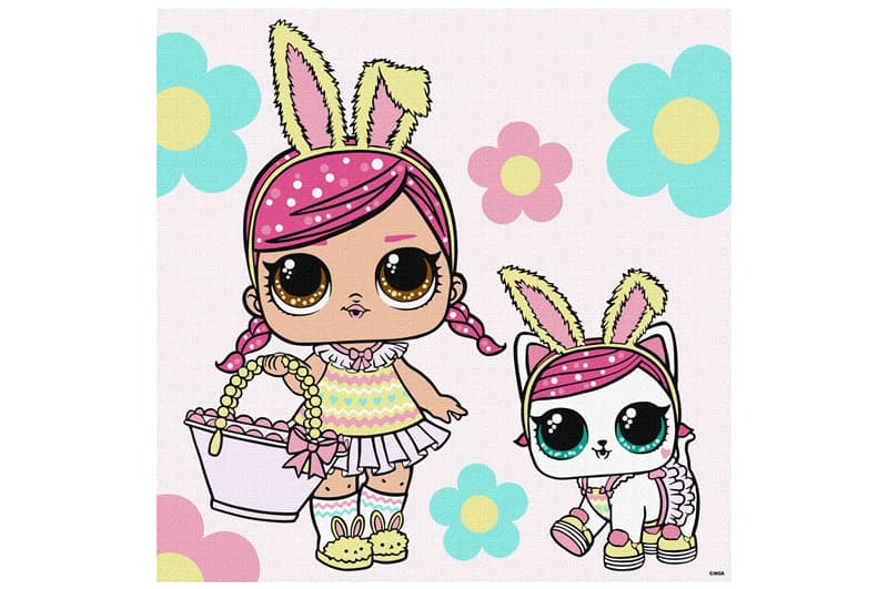 Набір для розпису по номерах 40x40 см KHO1102 "L.O.L. Spring Bling Hops with Kittea" Ideyka