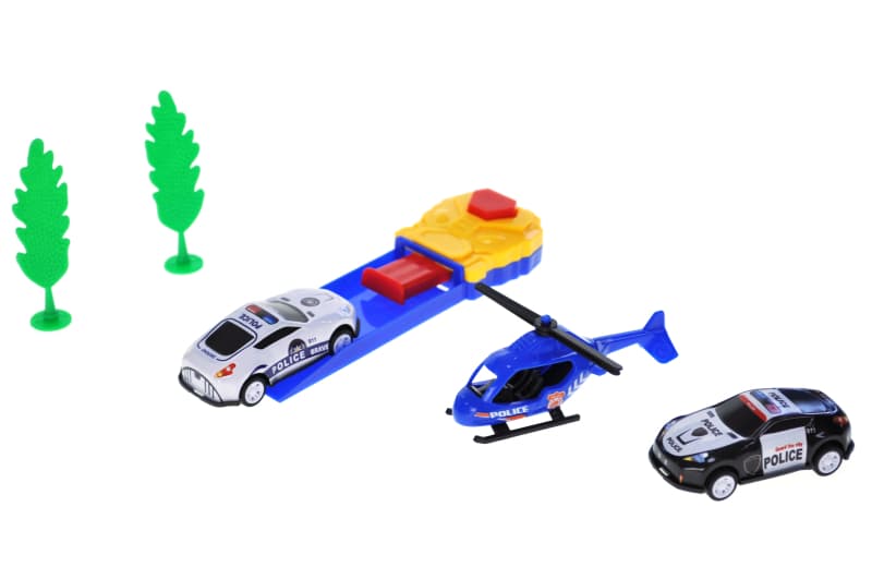 Паркінг 9988 "Поліція" в валізі р.43x18x16 см YG Toys, фото 4