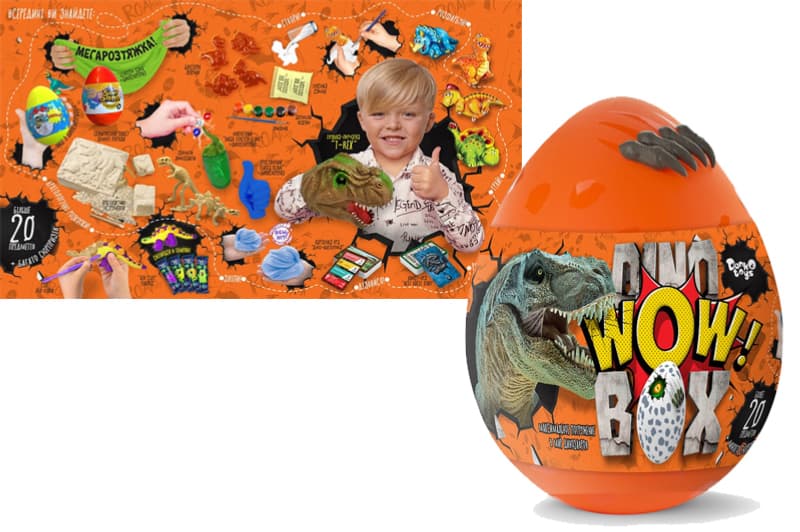 Набір для творчості DWB-01-01U "Dino WOW Box" великий DANKO