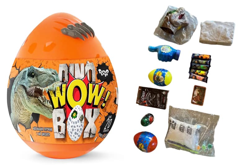 Набір для творчості DWB-01-01U "Dino WOW Box" великий DANKO, фото 2