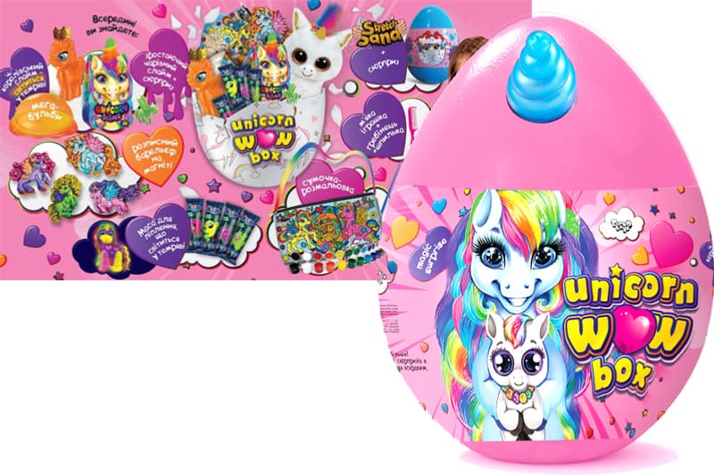 Набір для творчості UWB-01-01U "Unicorn WOW Box" великий DANKO
