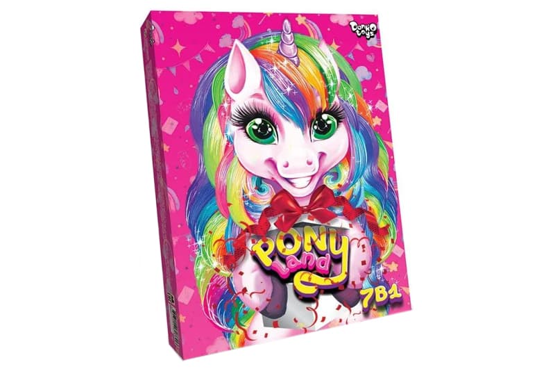 Набір для творчості PL-01-01U "Pony Land 7в1" DANKO