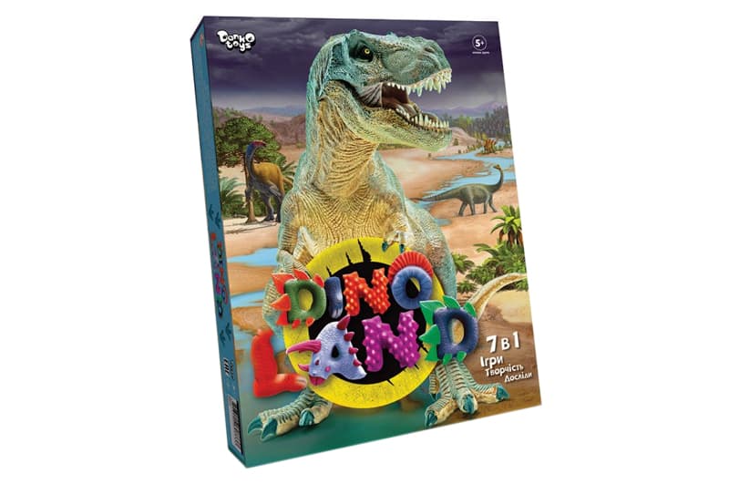 Набір для творчості DL-01-01U "Dino Land 7в1" DANKO