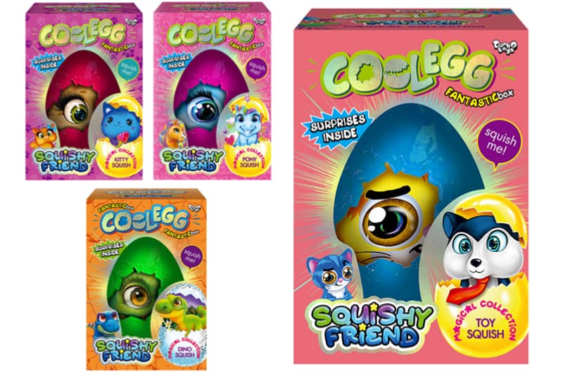 Набір для творчості CE-01-01,02,03,04 "Cool Egg" яйце велике DANKO