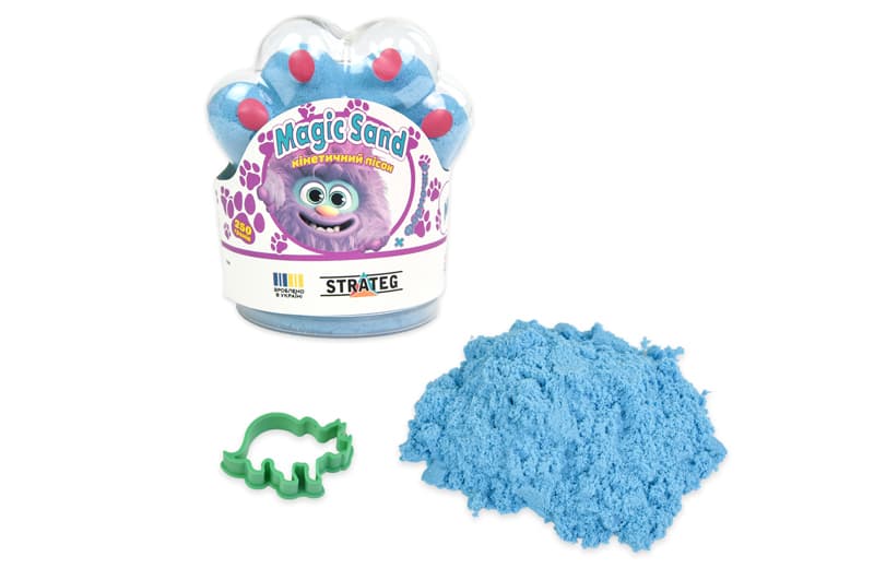 Набір кінетичного піску Strateg Magic Sand, 250 г, 39407, фото 3