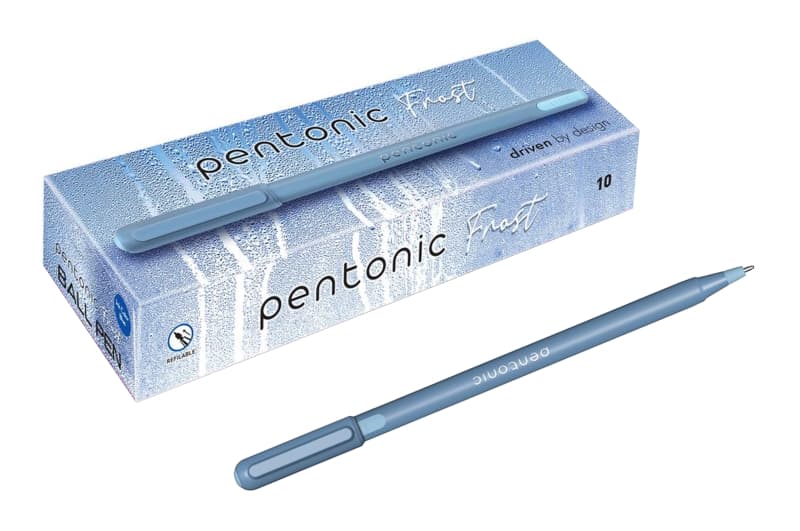 Ручка кулькова масляна 412219 Pentonic Frost LINC Синя 0,7 мм 1вересня