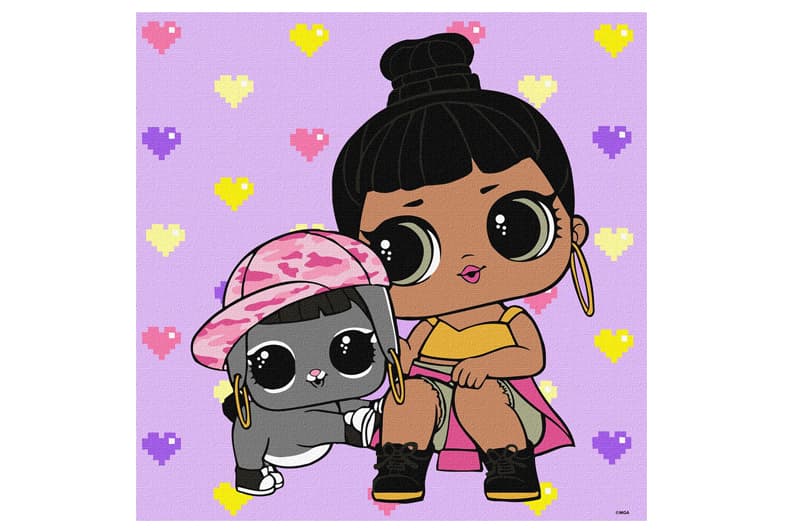 Набір для розпису по номерах 40x40 см KHO6292 "L.O.L. TroopSurprise Honey Bun With Bunny Hun" Ideyka