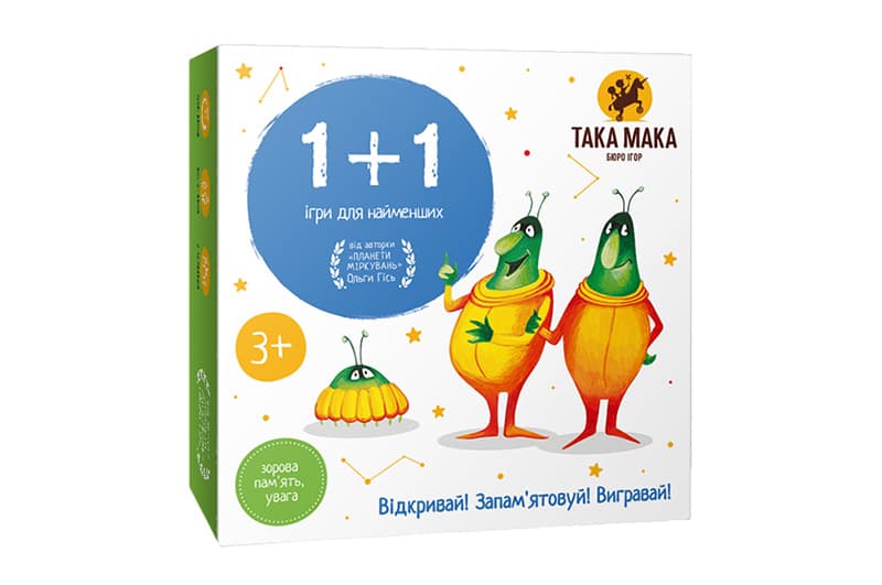 Настільна Гра "1+1" 60001-UA ТАКА МАКА