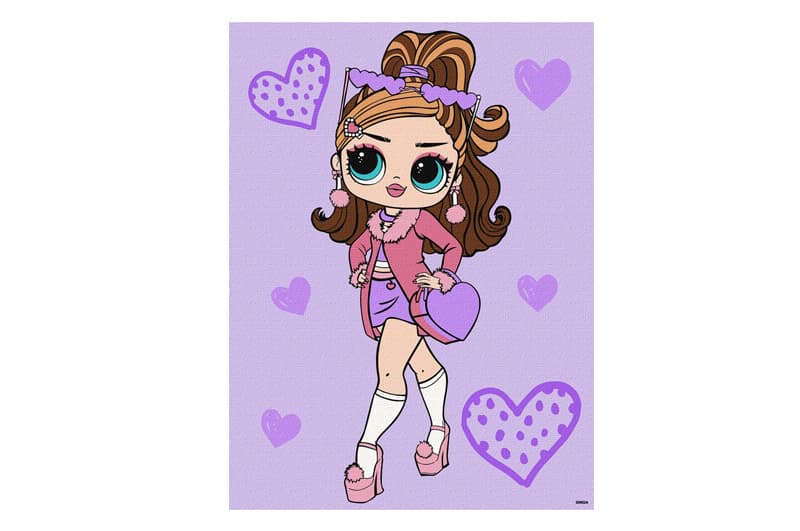 Набір для розпису по номерах 30x40 см KHO6284 "L.O.L. Tweens Fancy Gurl" Ideyka