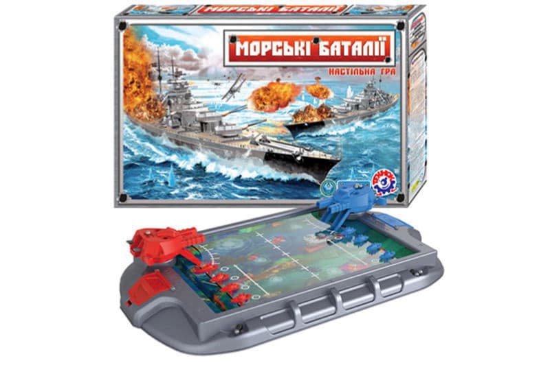 Настільна гра 1110 "Морські баталії" в коробці  ТЕХНОК, фото 3
