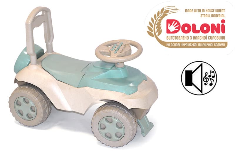 Толокар музичний 0142/01eco "Автошка" Eco Green DOLONI