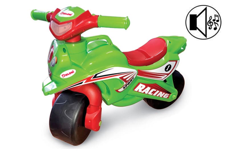 Мотоцикл музичний 0139/5 "Sport" зелений DOLONI