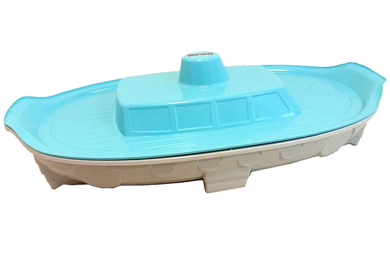 Пісочниця 03355/4 "Кораблик" сіро-бірюзова DOLONI