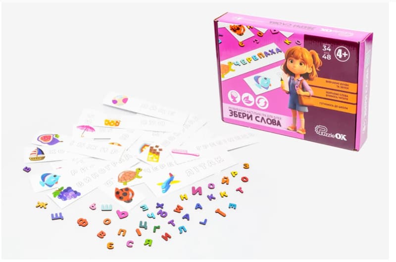 Гра настільна Puz-22928 "Збери Слова" PuzzleOk