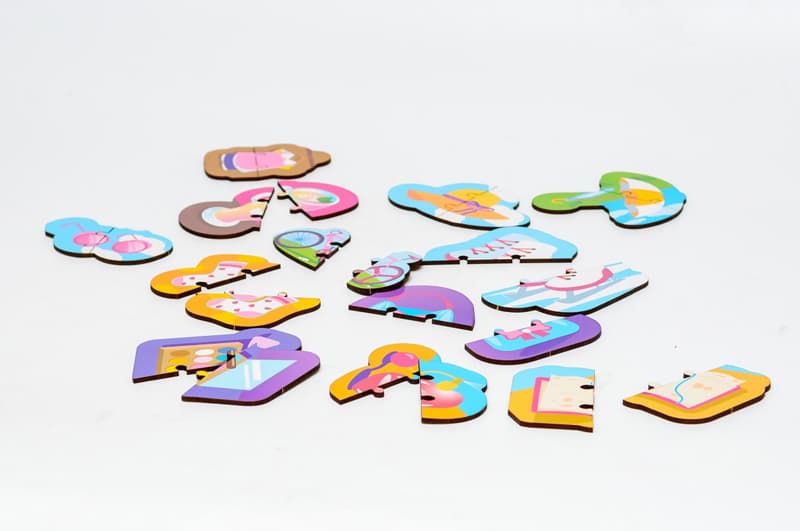 Пазл магнітний Puz-22931 "Предмети", дерев'яний PuzzleOk, фото 2