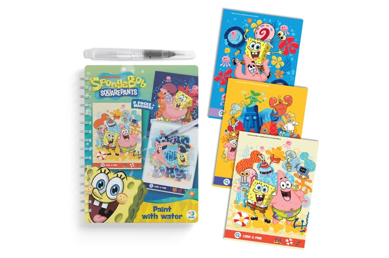Набір водних розмальовок 200642 "Малюй водою: SpongeBob" DoDo