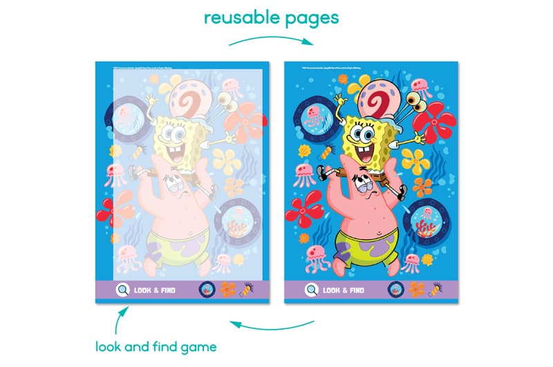 Набір водних розмальовок 200642 "Малюй водою: SpongeBob" DoDo, фото 3