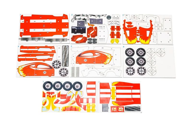 Конструктор Puz-00976 "Red Flame" дерев'яний PuzzleOk, фото 2