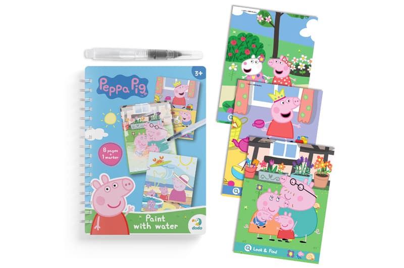 Набір водних розмальовок 200645 "Малюй водою: Peppa Pig" DoDo