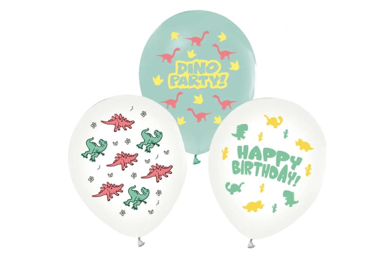 Латексні повітряні кульки 12" 03100 (30см.) "Dino Party" асорті ТМ "Твоя Забава" 50шт.
