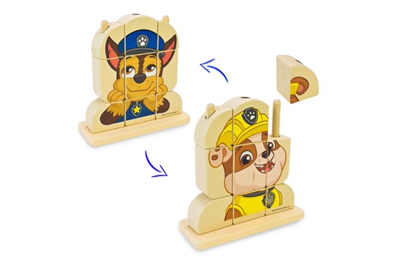 Дерев'яна іграшка Paw Patrol KH20/044 пазл-головоломка у коробці р.21x7.5x20 см KidsHits, фото 2