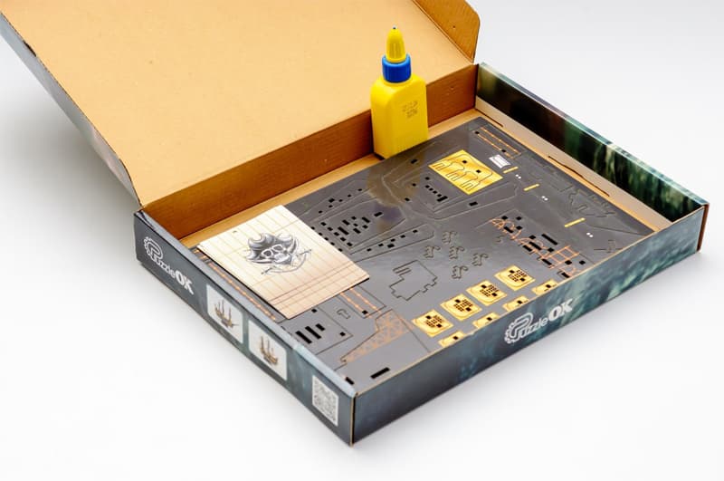 Дерев'яний 3D конструктор "Піратський корабель" Puz-00928 р.34*27*9см PuzzleOk, фото 3