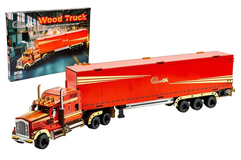 Конструктор Puz-00952 "Wood  Truck", дерев'яний PuzzleOk