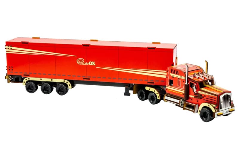 Конструктор Puz-00952 "Wood  Truck", дерев'яний PuzzleOk, фото 4