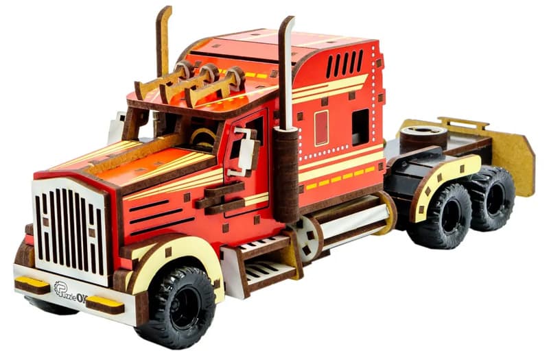 Конструктор Puz-00952 "Wood  Truck", дерев'яний PuzzleOk, фото 3