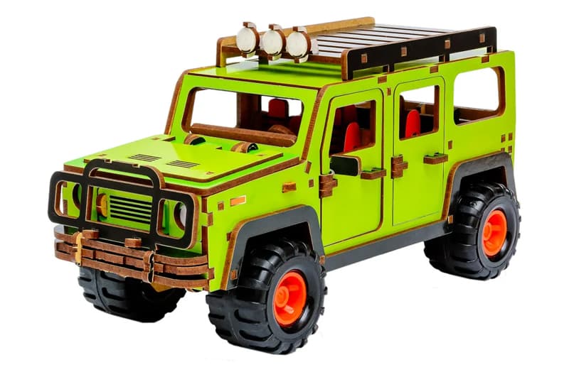 Конструктор Puz-00951 "Wood Rover", дерев'яний PuzzleOK, фото 3