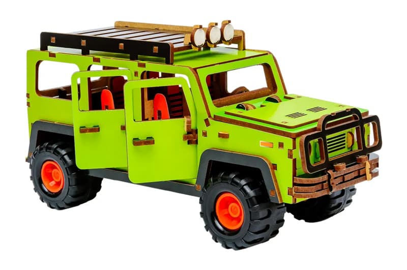 Конструктор Puz-00951 "Wood Rover", дерев'яний PuzzleOK, фото 2