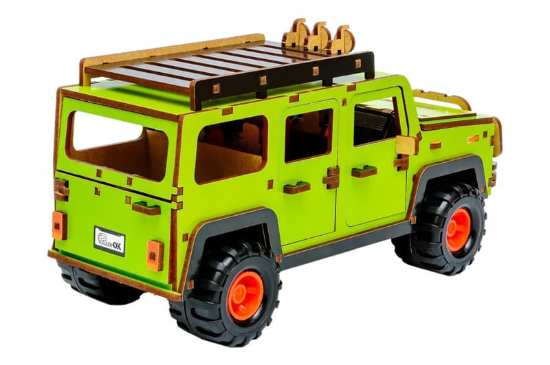 Конструктор Puz-00951 "Wood Rover", дерев'яний PuzzleOK, фото 9