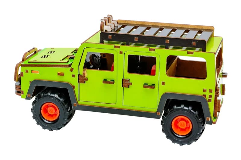 Конструктор Puz-00951 "Wood Rover", дерев'яний PuzzleOK, фото 6