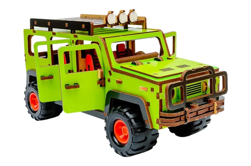Конструктор Puz-00951 "Wood Rover", дерев'яний PuzzleOK, фото 5