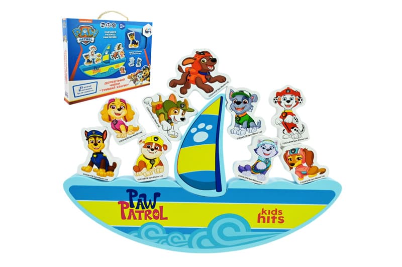 Дерев'яна іграшка KidsHits Paw Patrol KH20/048 балансир у коробці
