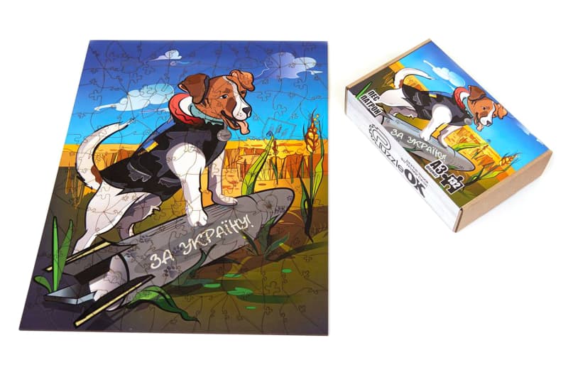 Пазл "Пес Патрон" дерев'яний, фігурний  PuzA3-00753 PuzzleOK