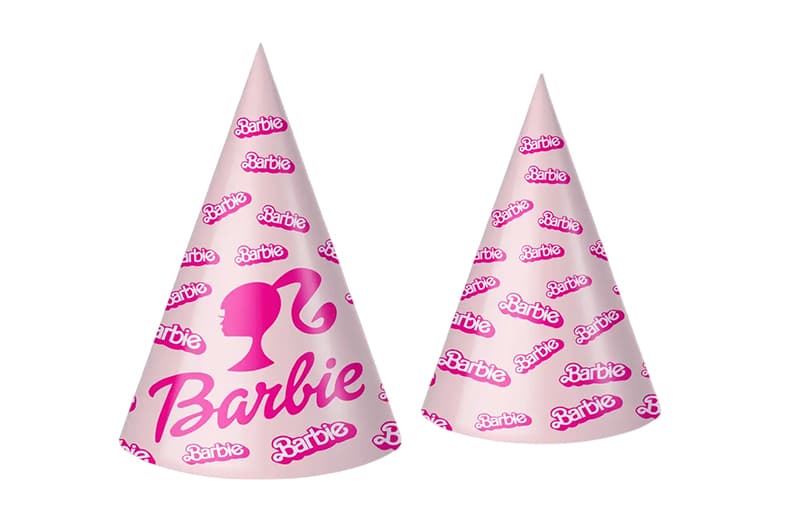 Ковпачок паперовий 12817 "Barbie" рожевий 10шт.