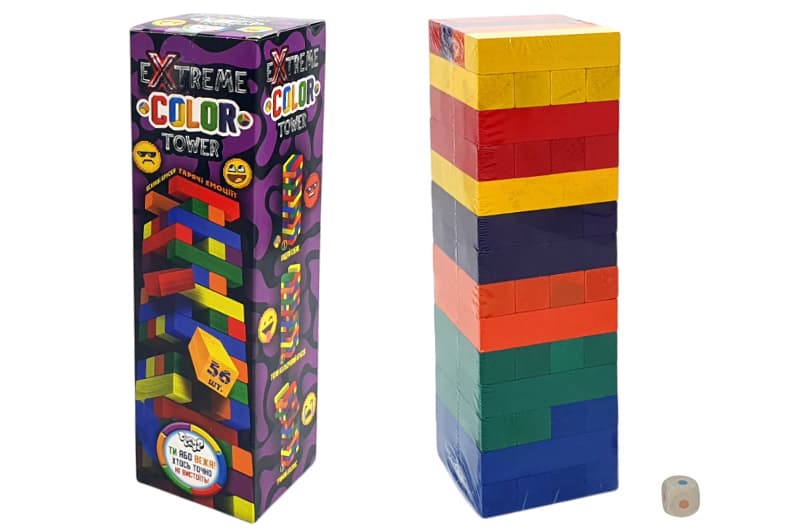 Настільна гра G-ECT-01U "EXTREME COLOR TOWER" DANKO