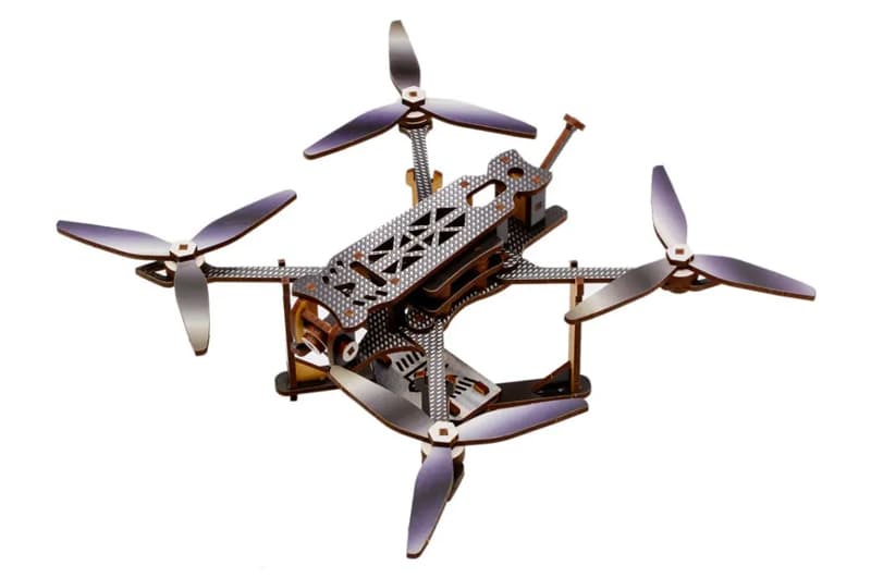Конструктор Puz-00953 FPV Mini дерев'яний, PuzzleOk, фото 3