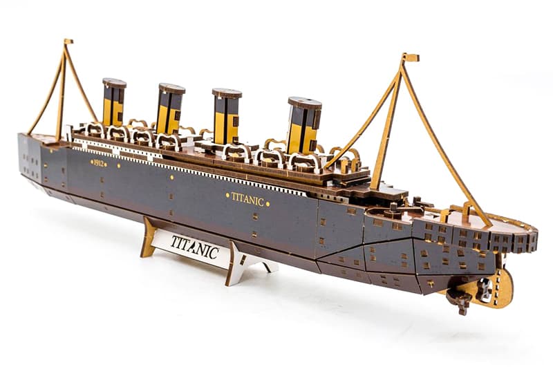 Конструктор Puz-00938 / Арт-26912 "Титанік"дерев'яний, 269 дет.,р.45x5x12.5 см PuzzleOK, фото 6