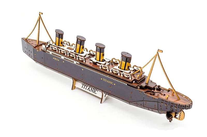 Конструктор Puz-00938 / Арт-26912 "Титанік"дерев'яний, 269 дет.,р.45x5x12.5 см PuzzleOK, фото 3