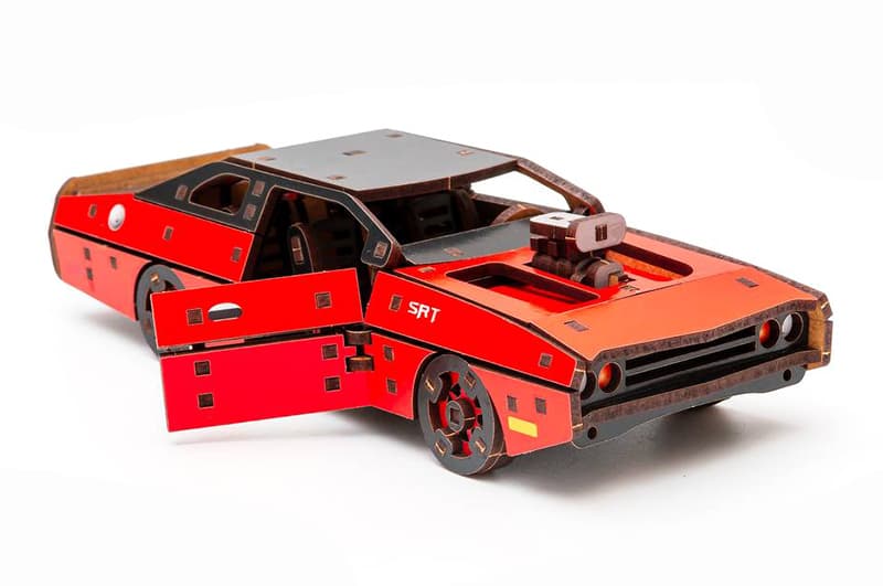 Конструктор Puz-62520 "Fast Furious" дерев'яний, 125 дет., червоний колір, розмір моделі 21х8х5 см PuzzleOk, фото 2